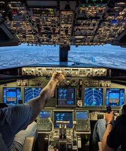 Boeing 737NG-simulator vliegen